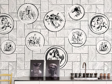 SAVE THE PAST - Bathroom wallpaper by Wall&decò