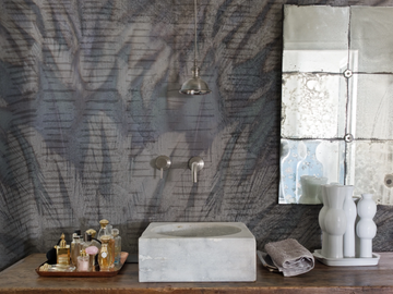 SILENCE - Bathroom wallpaper by Wall&decò