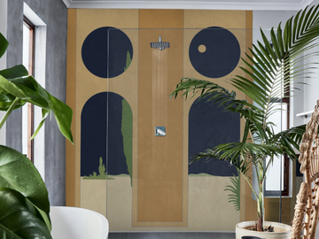 TEMPO SOSPESO - Bathroom wallpaper by Wall&decò