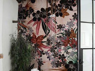 UBUD - Glass-fibre bathroom wallpaper by Wall&decò