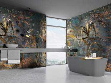 BANTÙ - Tropical wallpaper, PVC free, eco-friendly, washable by WallPepper®/Group