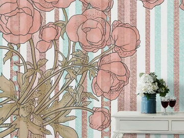 BLOWING AWAY - Wallpaper, PVC free, eco, washable by WallPepper®/Group