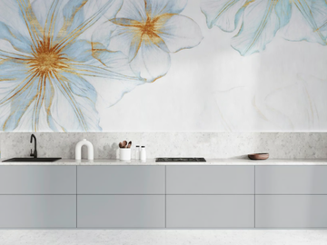 BLUE NOTE - PVC free, eco-friendly, washable wallpaper by WallPepper®/Group