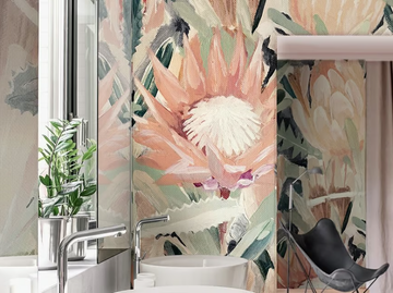 CARDI - Tropical wallpaper, eco-friendly, PVC free and washable by WallPepper®/Group