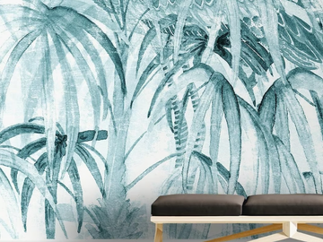 CHINELEAVES - Tropical wallpaper, PVC free, eco, washable by WallPepper®/Group
