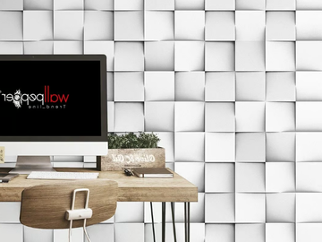CLUSTERS - Industrial and modern wallpaper, PVC free, eco, washable by WallPepper®/Group