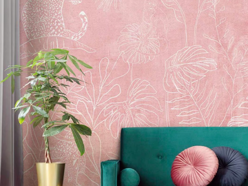 ETCHING - Oriental wallpaper, eco-friendly, PVC free and washable by WallPepper®/Group