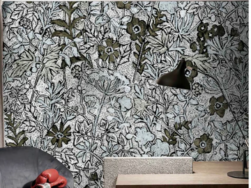 FAUVES - Tropical wallpaper, eco-friendly, PVC free and washable by WallPepper®/Group