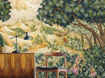 FLEMISH GREENERY - Tropical wallpaper, PVC free, eco, washable by WallPepper®/Group