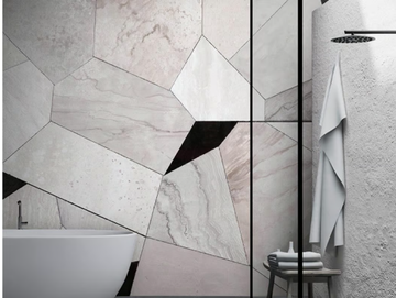 FRAMMENTI - Modern wallpaper, eco-friendly, PVC free and washable by WallPepper®/Group