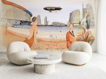 GAE AULENTI - PVC free, eco-friendly, washable wallpaper by WallPepper®/Group