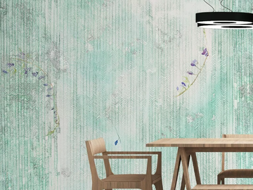 GLICINE - Multicolor wallpaper, eco-friendly, PVC free and washable by WallPepper®/Group