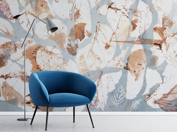 HALF LEAVES - Tropical wallpaper, eco-friendly, PVC free and washable by WallPepper®/Group