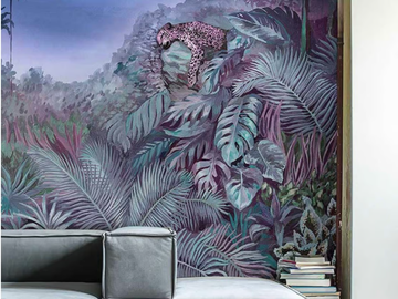 INTO THE WILD - Tropical wallpaper, eco-friendly, PVC free and washable by WallPepper®/Group