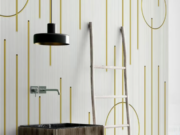 MIRABEAU - Modern wallpaper, eco-friendly, PVC free and washable by WallPepper®/Group