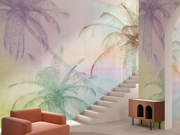 NASSAU - PVC free, eco-friendly, washable tropical wallpaper by WallPepper®/Group