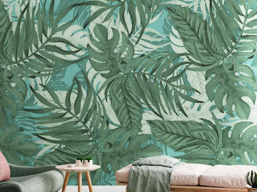 PALMANIA - Tropical wallpaper, PVC free, eco, washable by WallPepper®/Group