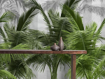PALMS SPRING - Tropical wallpaper, PVC free, eco, washable by WallPepper®/Group