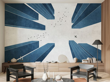 POINT OF VIEW - PVC free, eco-friendly, washable perspective wallpaper by WallPepper®/Group