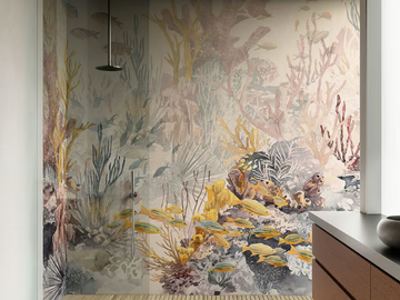 REEF - Natural wallpaper, PVC free, eco-friendly, washable by WallPepper®/Group