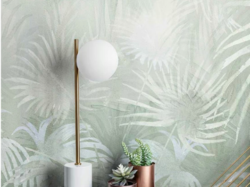 SOFT JUNGLE - Tropical wallpaper, eco-friendly, PVC free and washable by WallPepper®/Group
