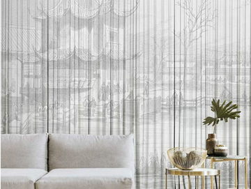 UKYO - Oriental wallpaper, eco-friendly, PVC free and washable by WallPepper®/Group