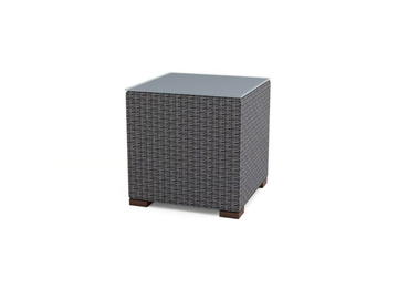 ATLANTIC - Square resin garden side table by Walters