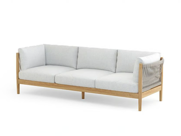 GEORGICA - 3 seater teak garden sofa by Walters