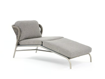 KELLIS - Aluminium chaise longue by Walters