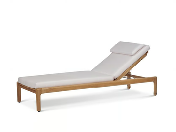 LAUREL - Recliner teak sun lounger by Walters