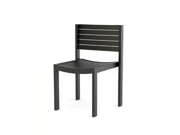 MORE COMFORT - Stackable aluminium garden chair by Walters