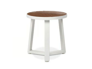 RESORT LORENZO - Round aluminium side table by Walters