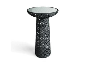 REVERIE - Round resin high table by Walters