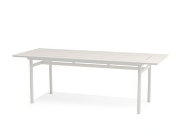 STRINGER - Rectangular aluminium dining table by Walters