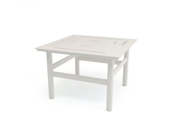 STRINGER - Square aluminium garden side table by Walters