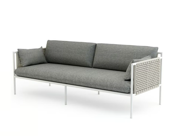 SUMMER - 3 seater aluminium garden sofa by Walters