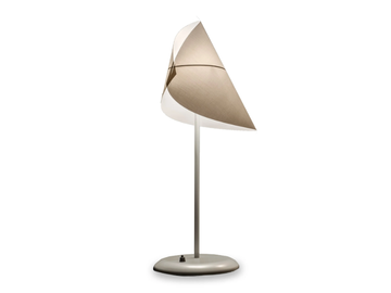 LA LUNE SOUS LE CHAPEAU - Adjustable steel and PVC table lamp by Warli