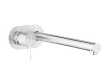 S22 T4.161 B - Wall-mounted stainless steel washbasin tap by Waterevolution