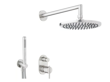 S22 T4.641 - Wall-mounted stainless steel overhead shower by Waterevolution