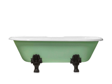 1901 EDWARDIAN - Oval freestanding cast iron bathtub by WatermarkFixtures