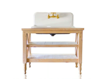 CADDO - Single floor-standing vanity unit with integrated washbasin by WatermarkFixtures