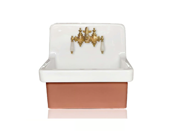 COUPE D'CARRE - Cast iron washbasin by WatermarkFixtures