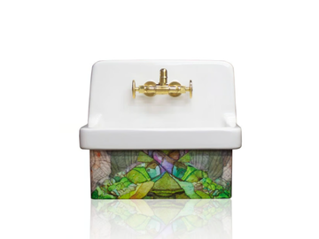 COUPE D'CARRE LIMITED EDITION - Porcelain washbasin by WatermarkFixtures
