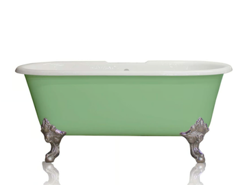 EDWARDIAN PLONGÉ - Freestanding oval cast iron bathtub by WatermarkFixtures