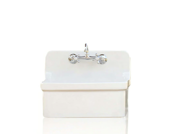 GILFORD - Single cast iron washbasin by WatermarkFixtures