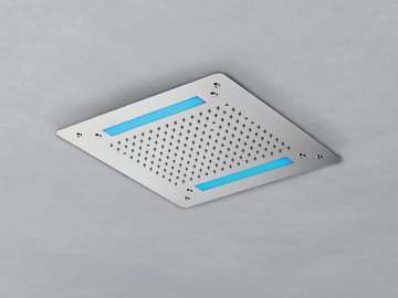 653.20.645 - LED ceiling mounted built-in stainless steel overhead shower by WEISS-STERN