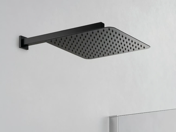 658.24 - Wall-mounted square overhead shower with arm by WEISS-STERN