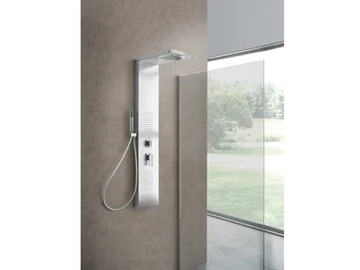 AGATA - Wall-mounted shower panel with hand shower by WEISS-STERN