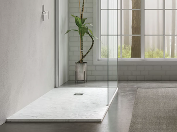 AQUA ROCK - Anti-slip shower tray by WEISS-STERN