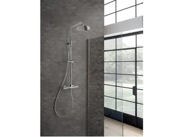 BERLINO - Wall-mounted shower panel with hand shower by WEISS-STERN